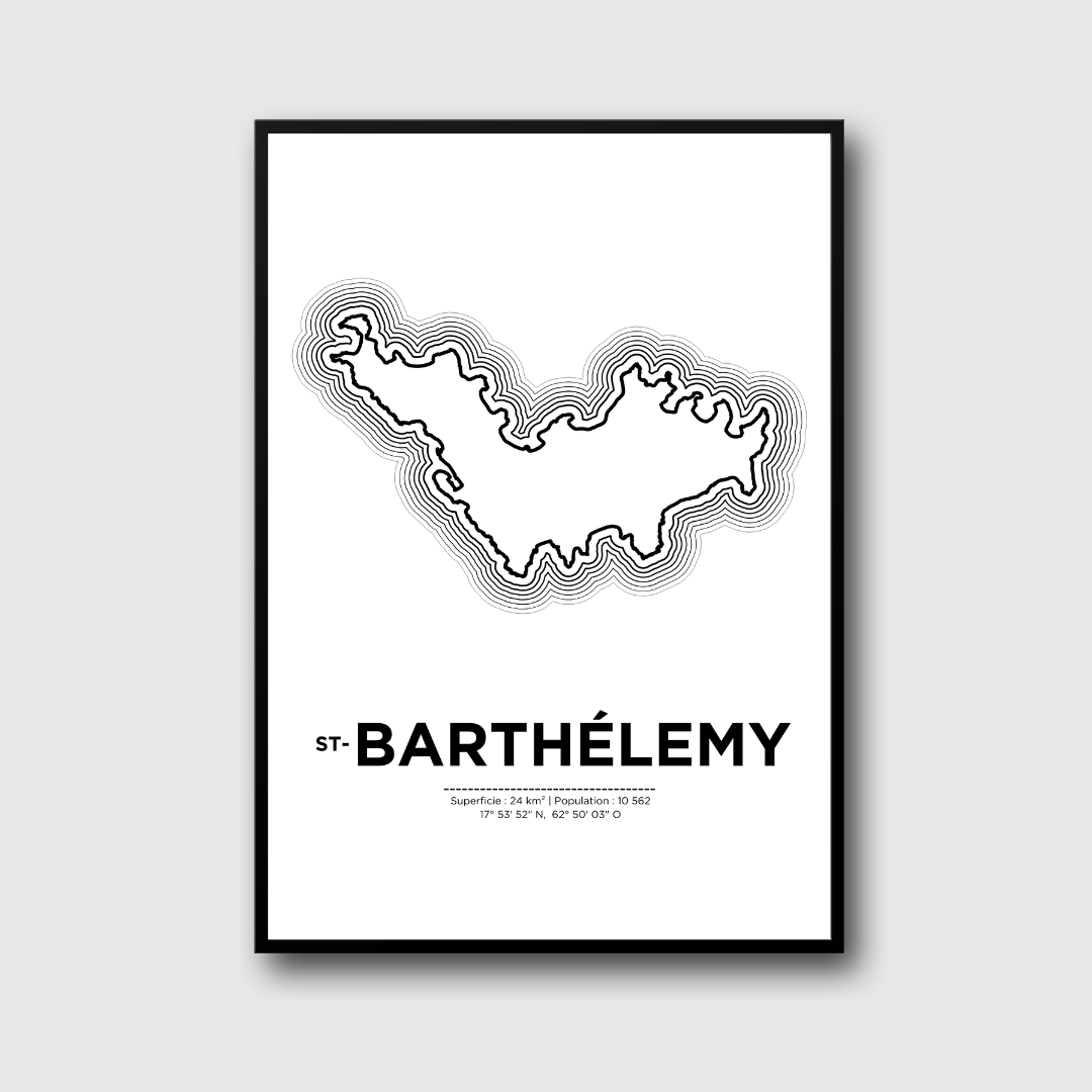 Affiche de Saint-Barthélemy