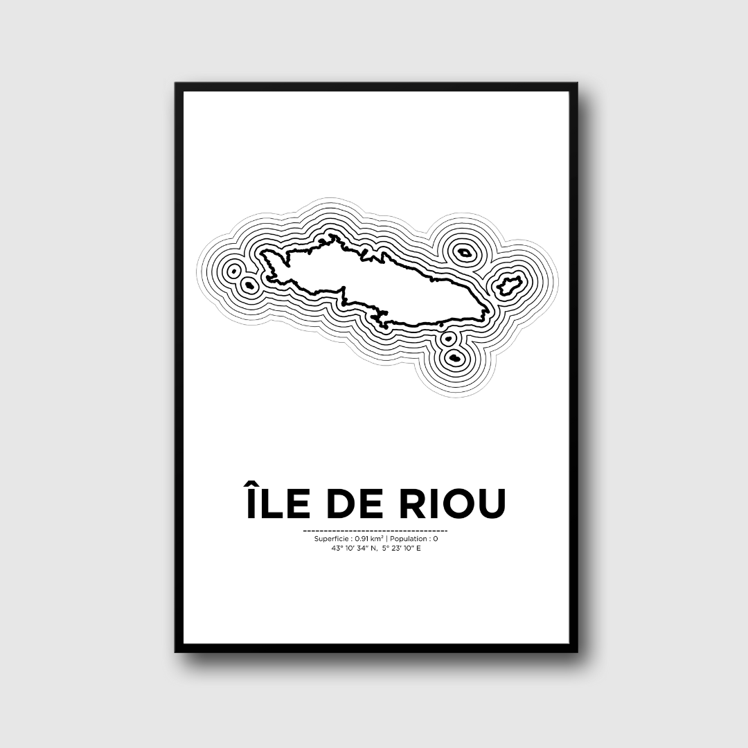 Affiche Île de Riou