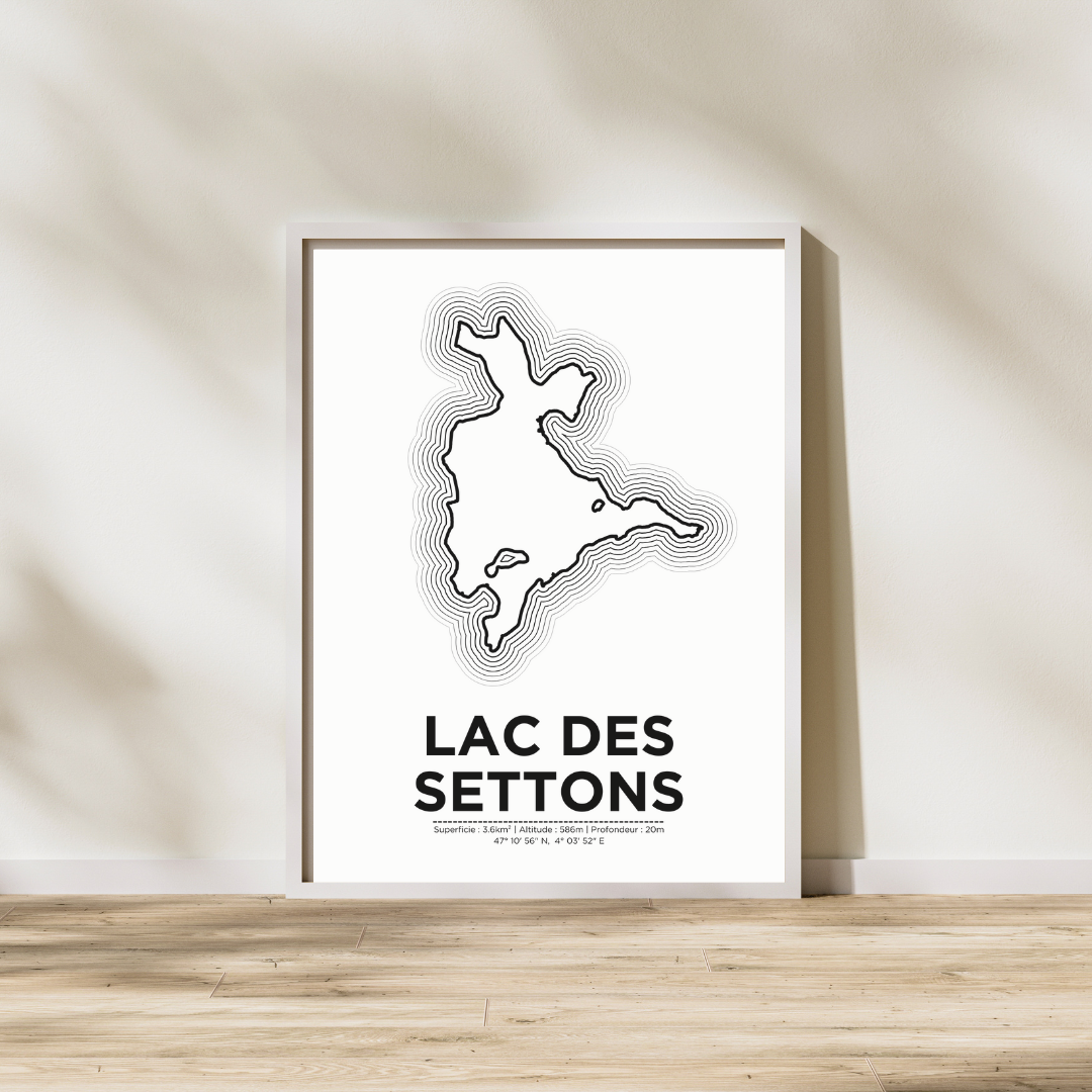 Illustration du lac des Settons