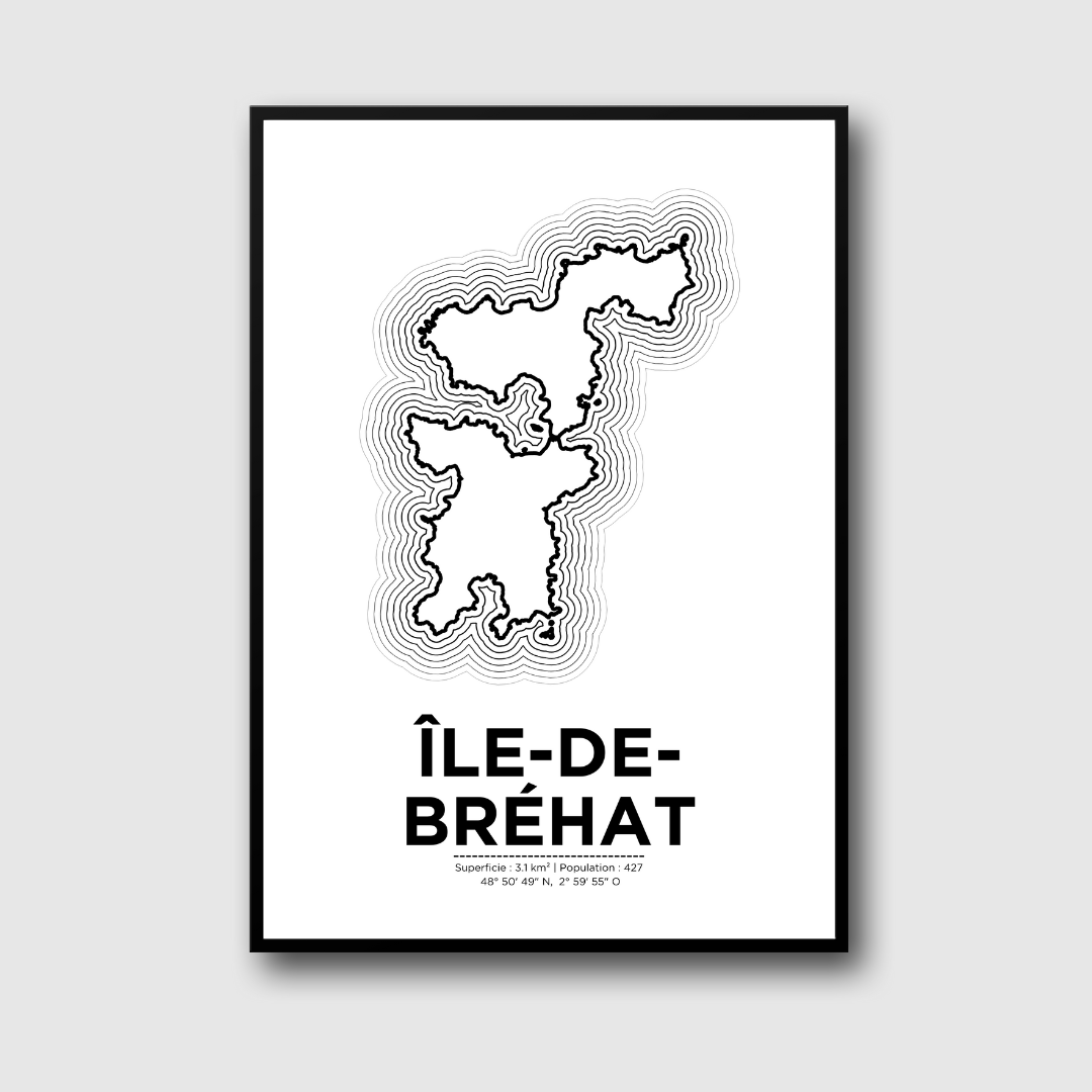 Affiche de l'île de Bréhat