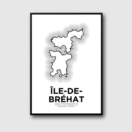 Affiche de l'île de Bréhat