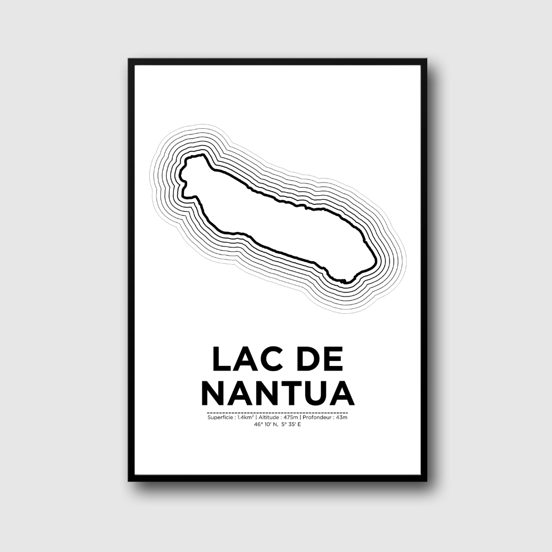 Affiche du lac de Nantua