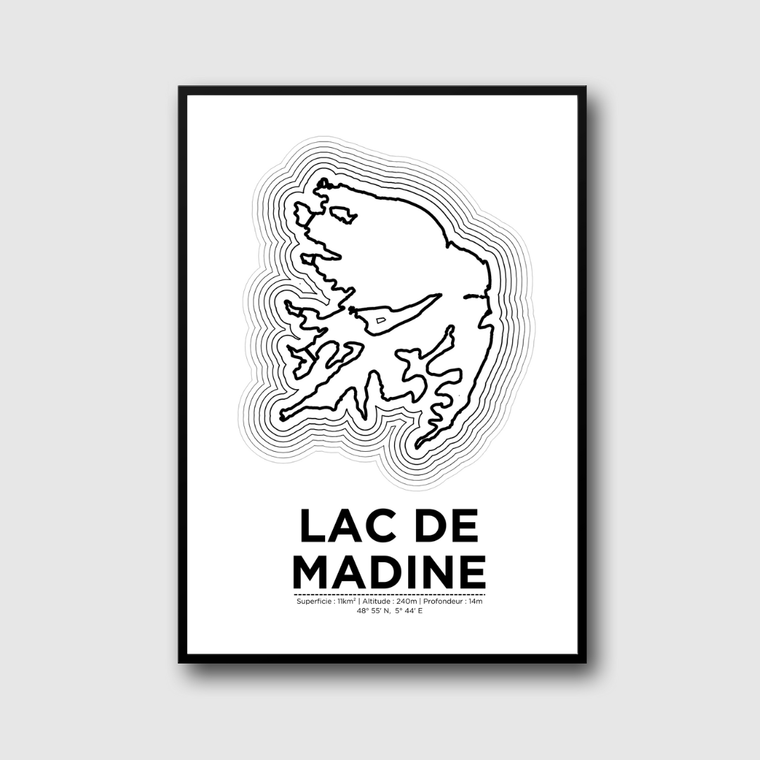 Affiche du lac de Madine