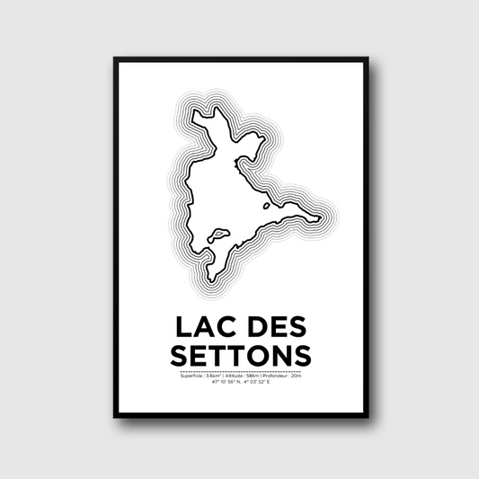 Affiche du lac des Settons