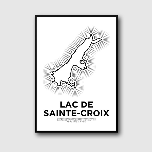 Affiche du lac de st-croix