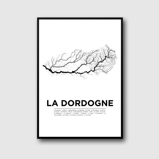 Affiche la Dordogne