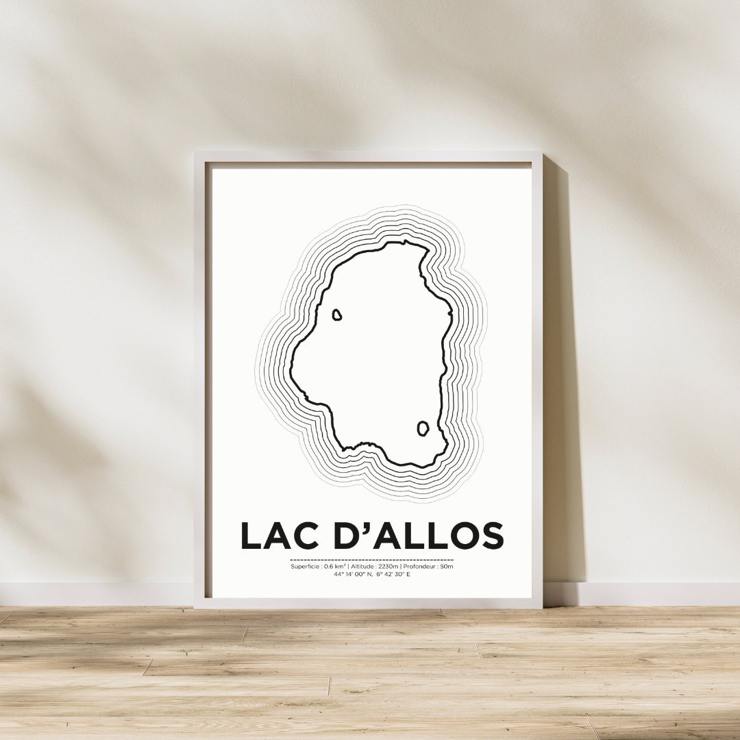 illustration du lac d'Allos