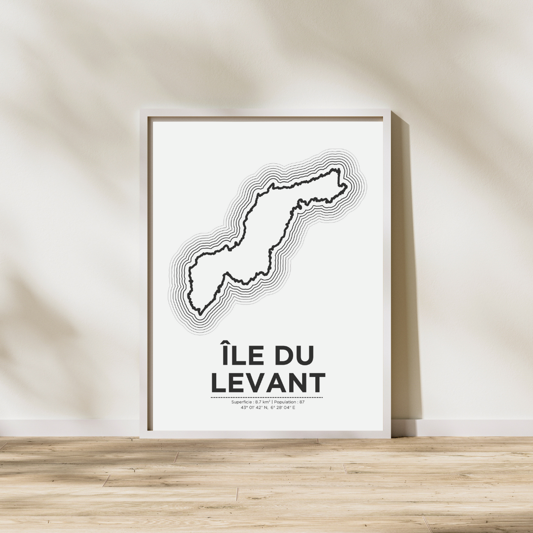 Illustration de l'île du Levant 