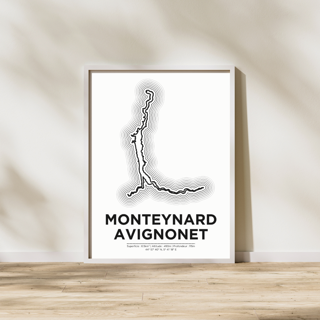 illustration du lac de Monteynard