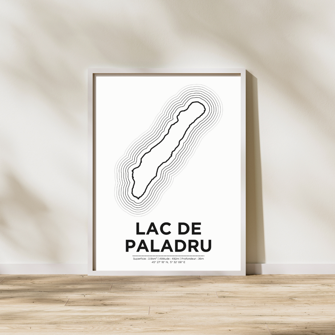 Illustration du lac de Paladru