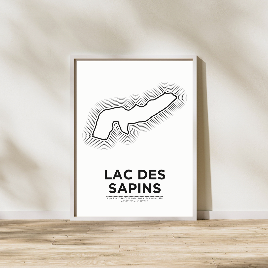 Illustration du lac des Sapins