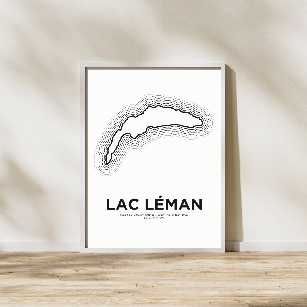 Illustration du lac Léman