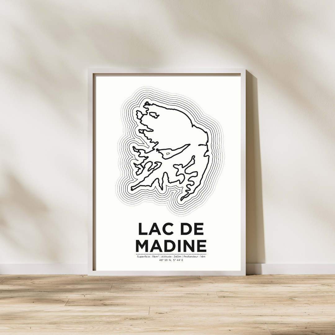 Illustration du lac de Madine