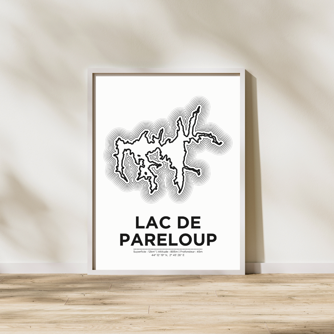 Illustration du lac de Pareloup