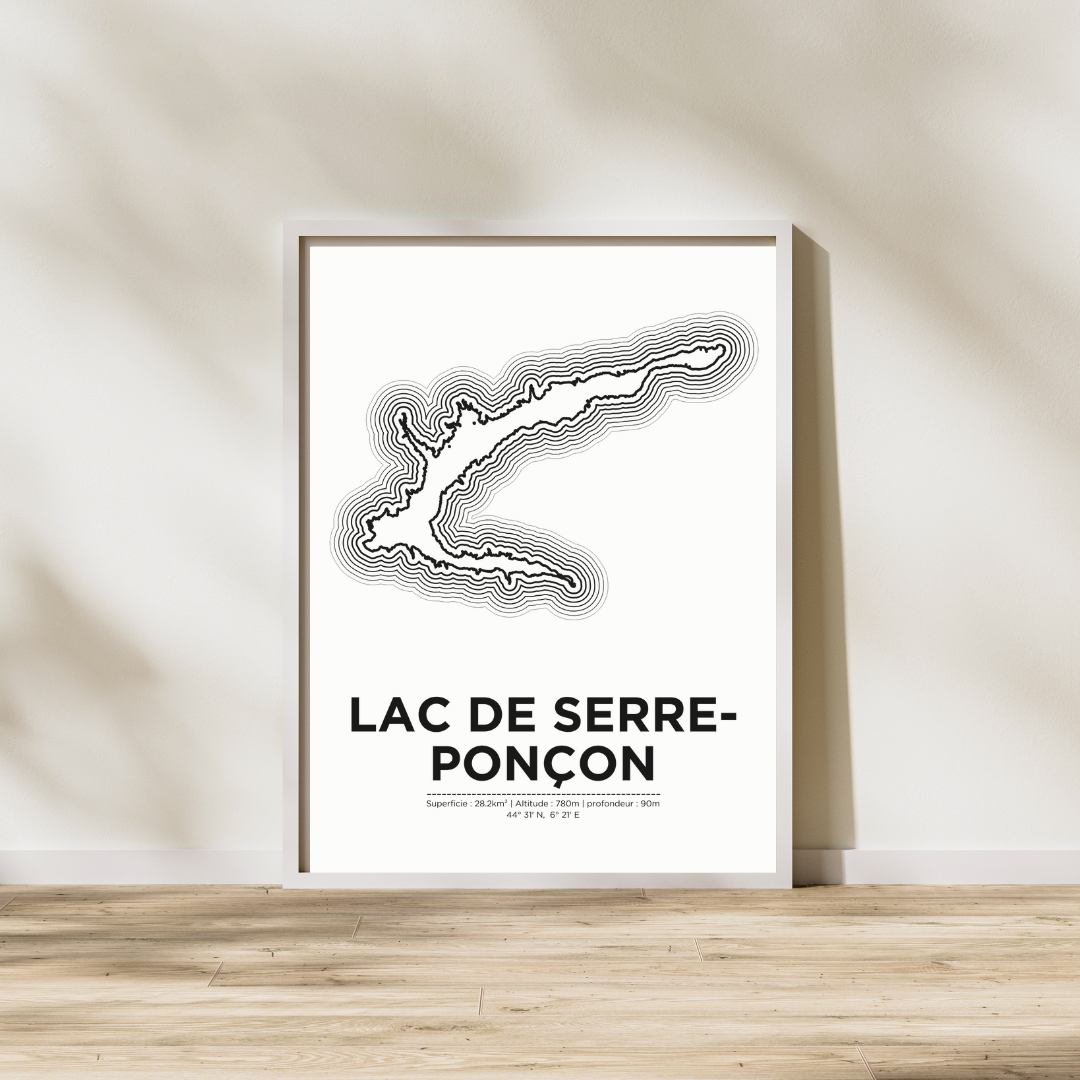 Illustration du lac de Serre-Poncon