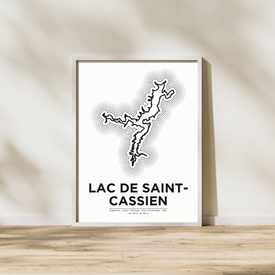 Illustration du lac de Saint-Cassien