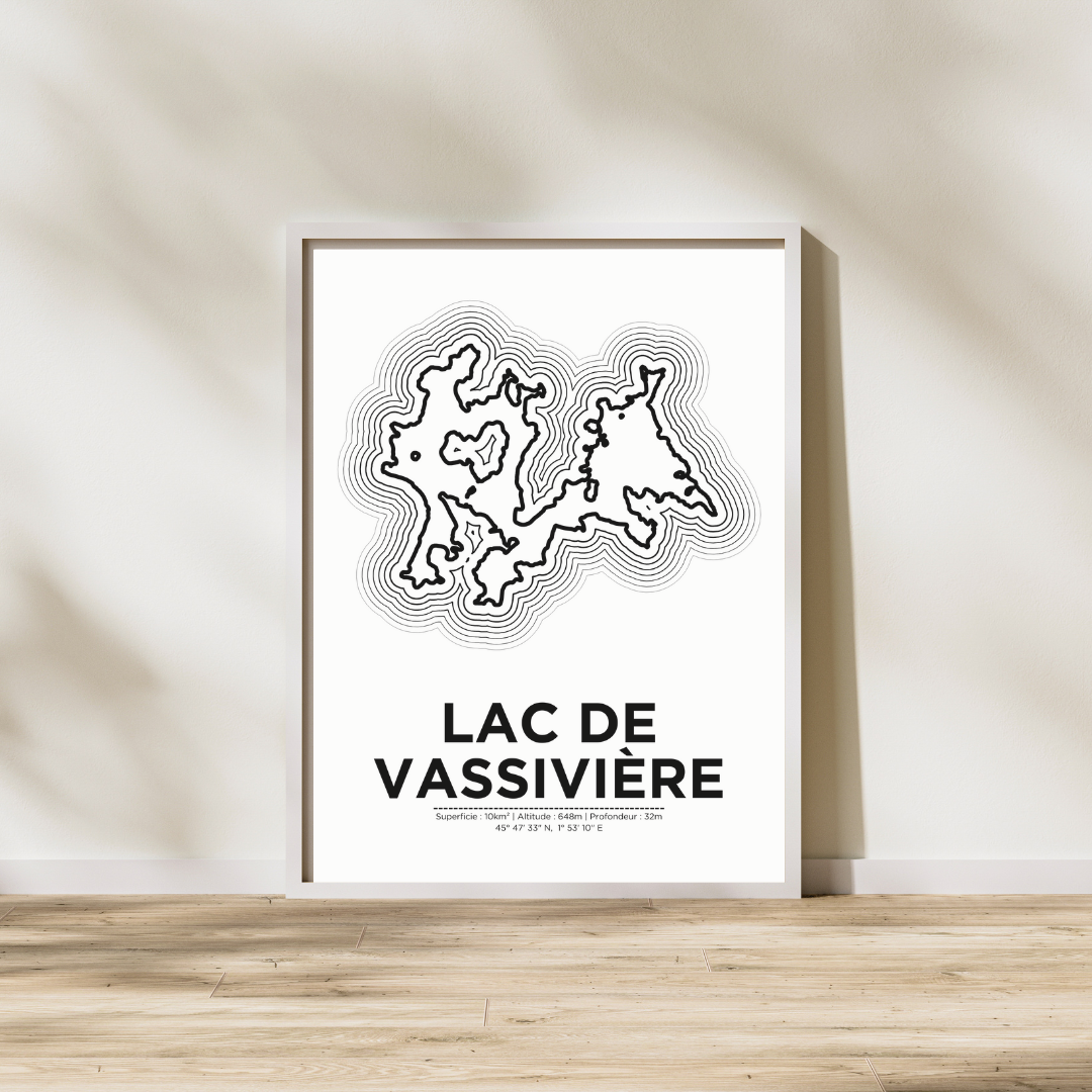 Illustration du lac de Vassivière