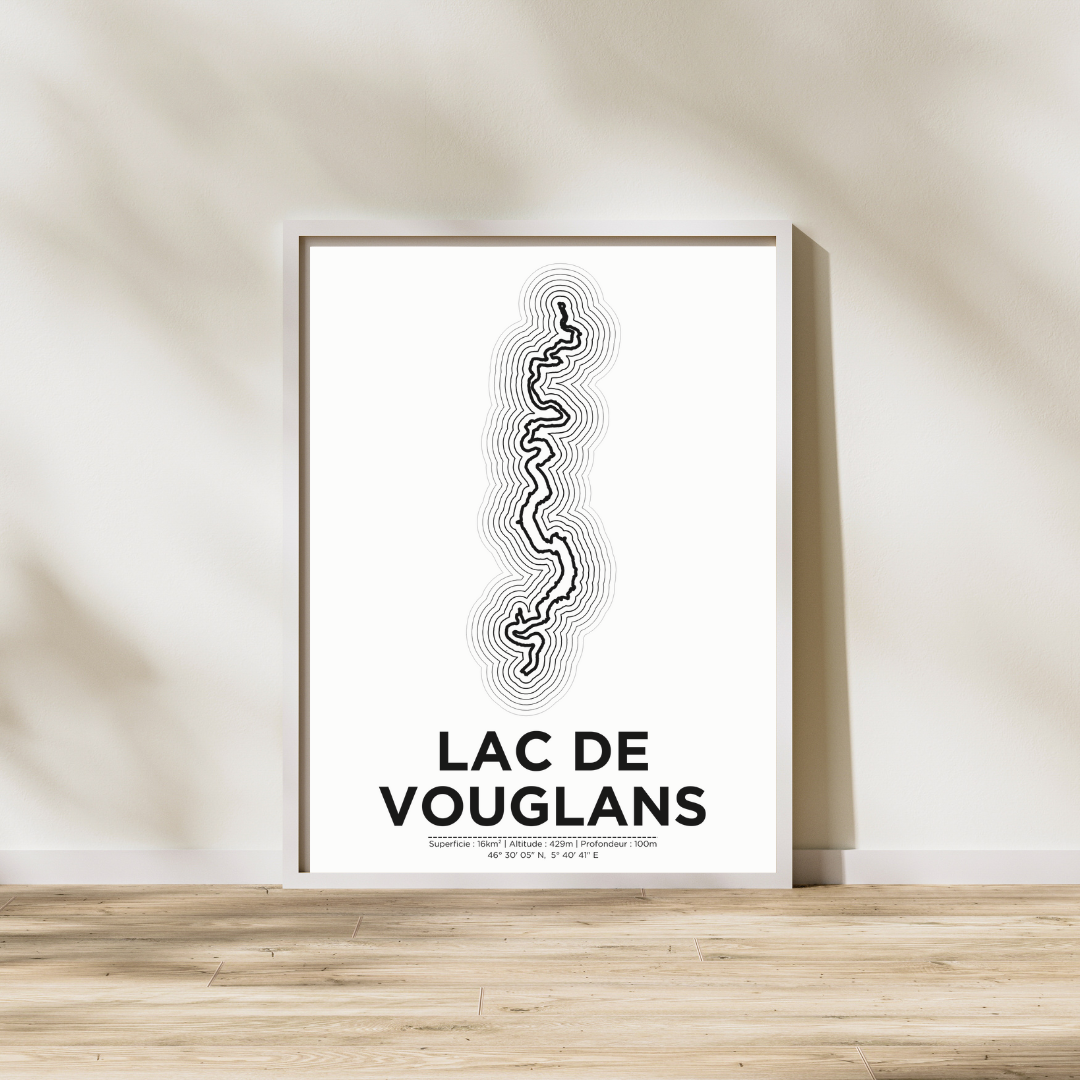 Illustration du lac de Vouglans