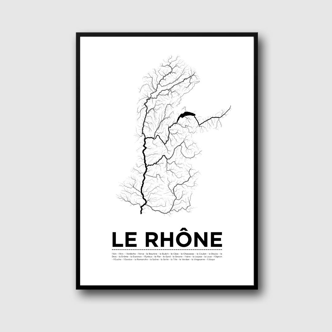 Affiche Le Rhône