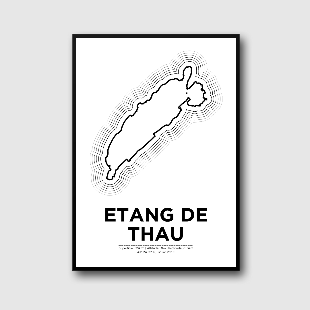 Affiche Etang de Thau